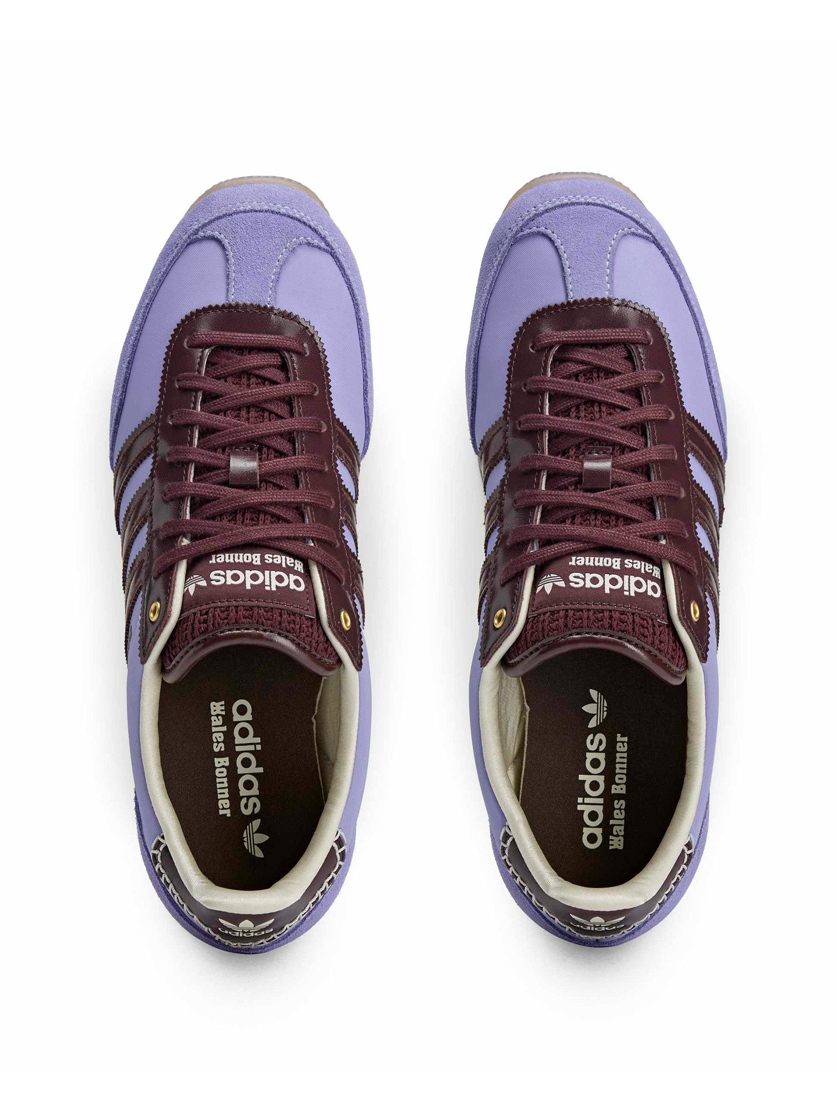 WB Japan Sneakers - White / Light Purple / Night Red-[-Adidas x Wales Bonner-2