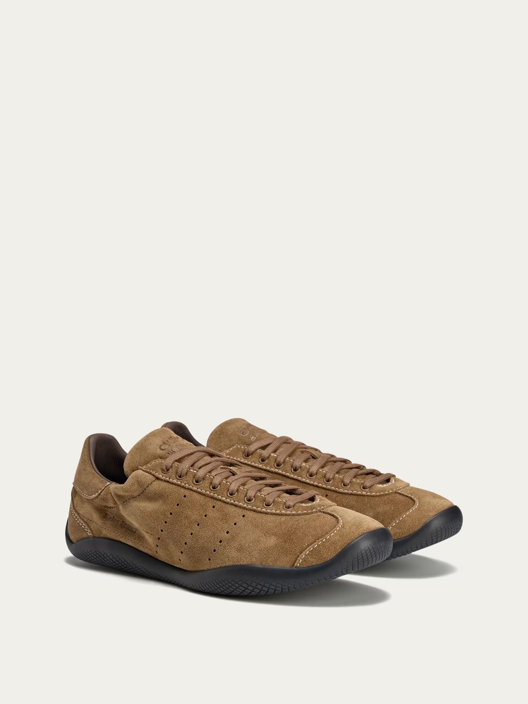 WB Karintha Suede Lo Sneakers - Earth-[-Adidas x Wales Bonner-4