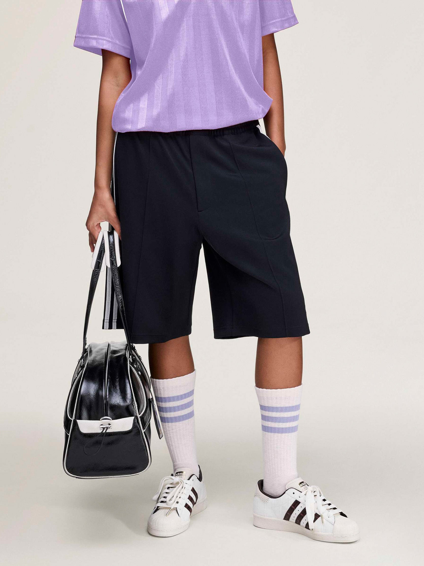 WB Twill Shorts - Navy-[-Adidas x Wales Bonner-6