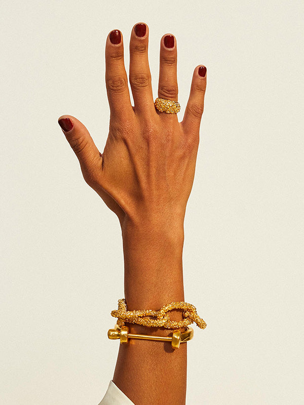 The Rocky Road Ring - Gold