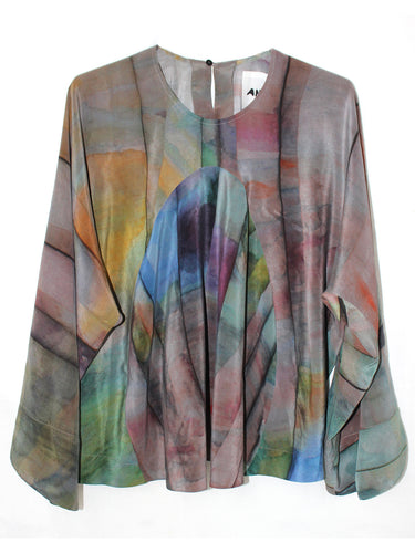 Silk Top - Print 09-[-Anntian-1