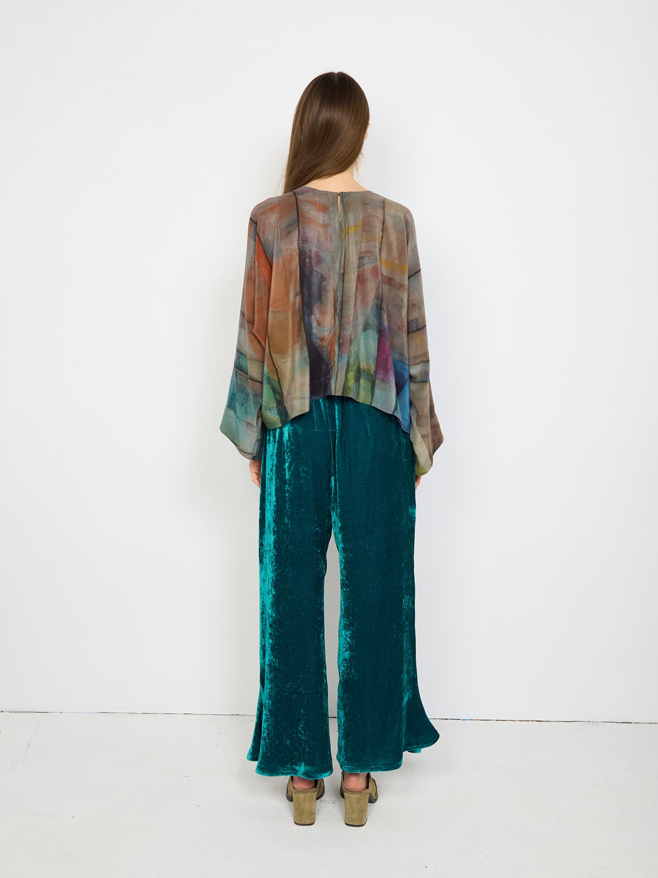 Silk Top - Print 09-[-Anntian-4