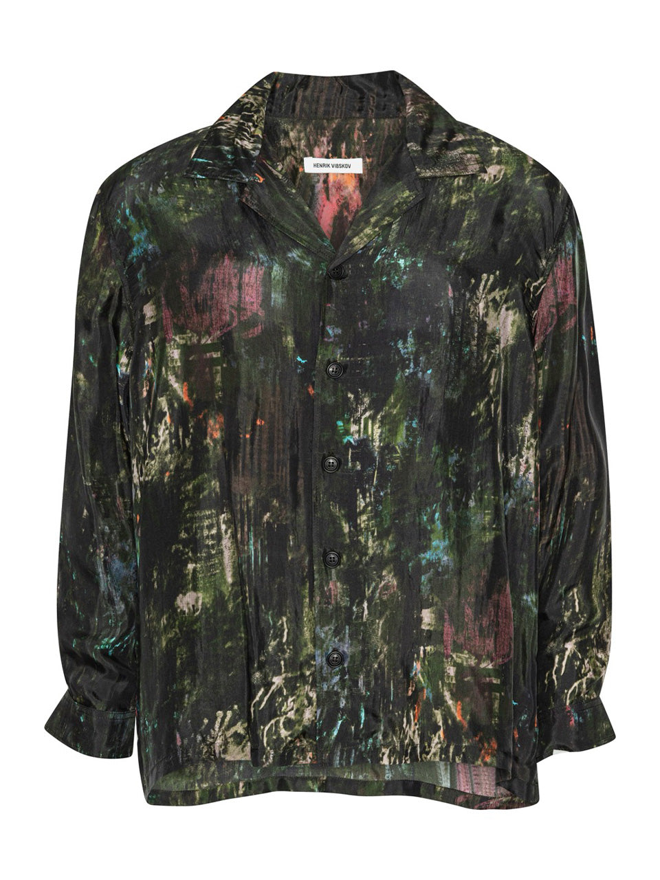 Henrik Vibskov Artist Shirt LS in Swamp Reflections product view