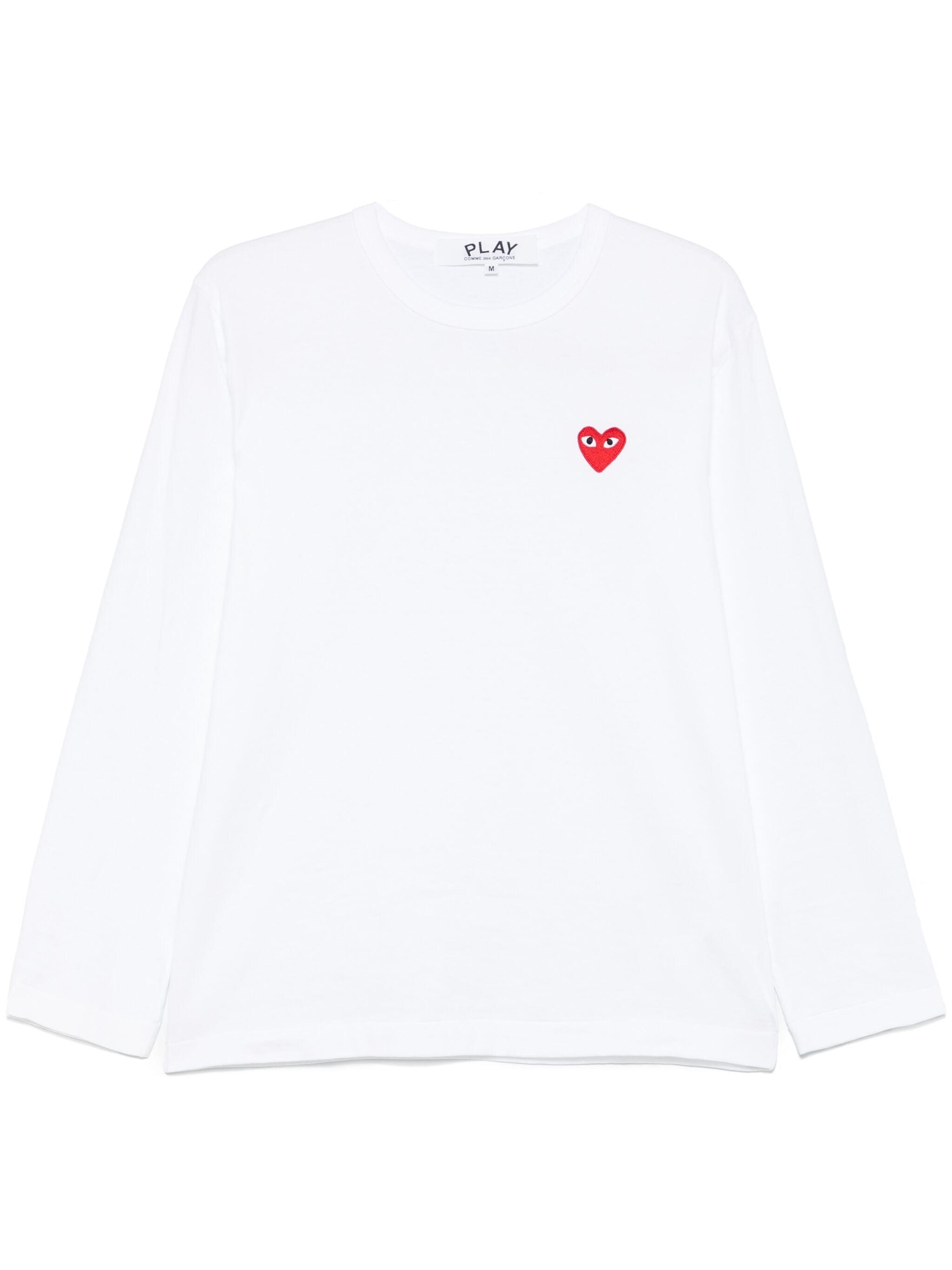 Comme des Garçons Play │ Unisex Long Sleeve Tee Red Heart in