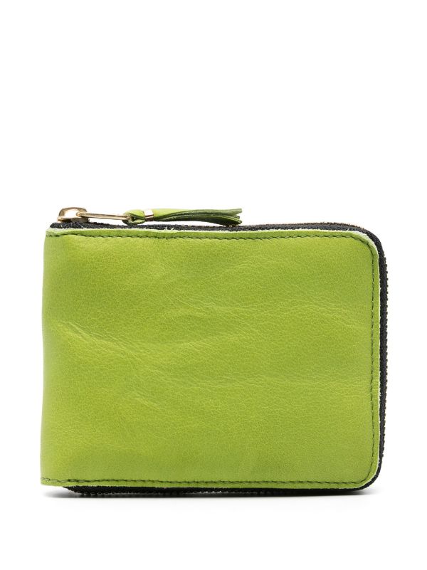 Comme Des Garçons Wallet | SA7100WW Washed Wallet in Green