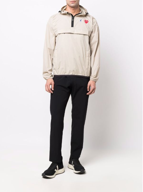 Unisex K-Way Anorak - Beige-[-Comme des Garçons Play-6