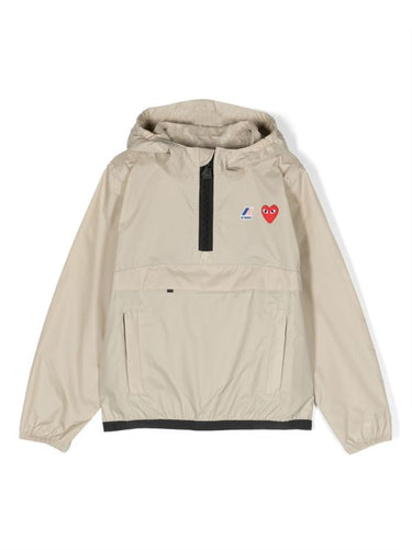 Unisex Kids K-Way Anorak - Beige-[-Comme des Garçons Play-1