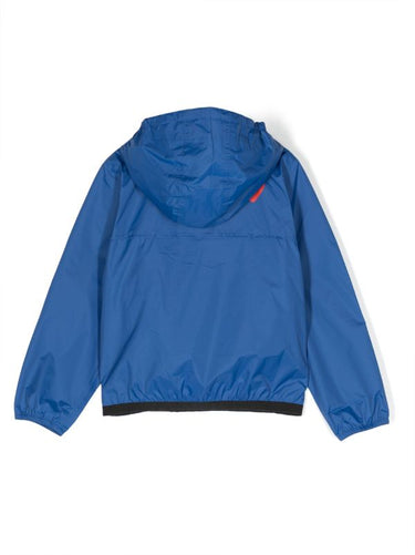 Comme des Garcons Play Kids anorak - Kids K-Way Anorak in Blue