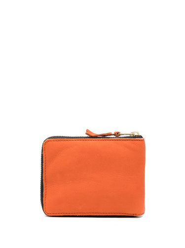 SA7100WW Washed Wallet - Burnt Orange-[-Comme des Garçons Wallet-2