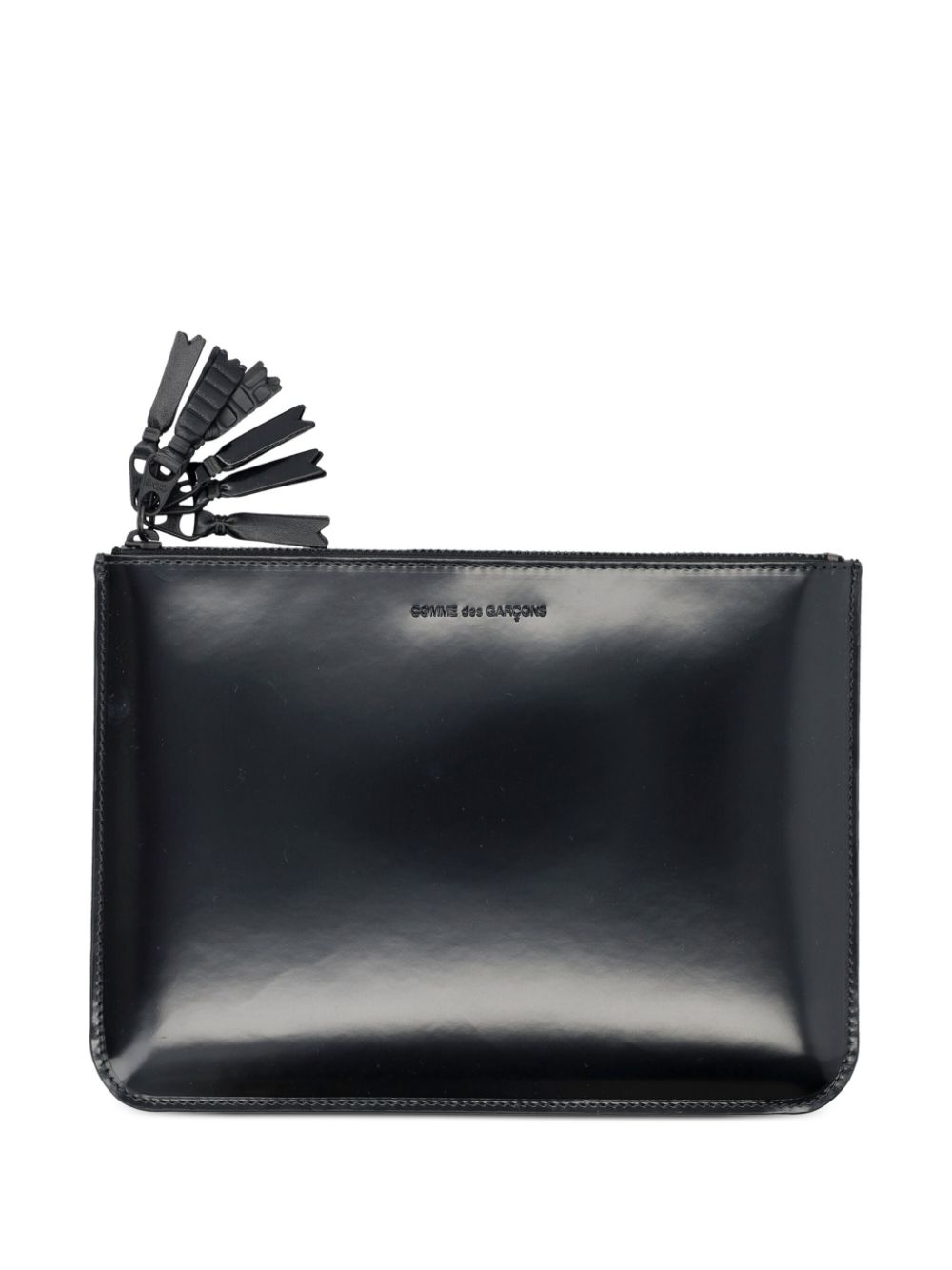 Comme des Garçons Wallet │ SA5100ZM Wallet in Zipper Medley Black