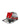 Walter Van Beirendonck Glitch Cap in Comb. I Sample - three-quarter view showing black and white face print with red logo and curved brim