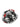 Walter Van Beirendonck Glitch Cap in Comb. I Sample - top view showing black and white face print across six-panel construction