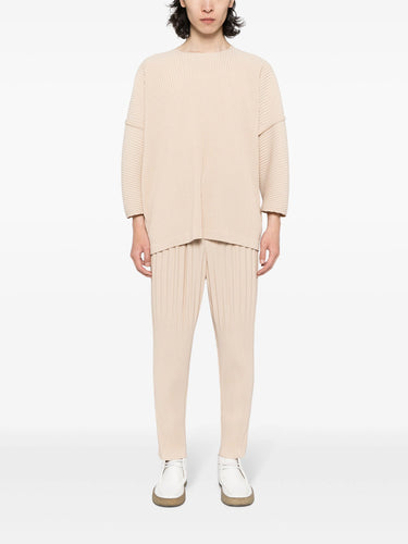 Homme Plisse Issey Miyake - MC April T-Shirt in Shell Beige