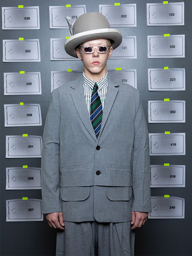Ants Blazer - Grey-[-Henrik Vibskov-3