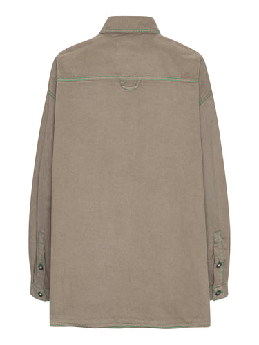 Big Denim Shirt in Walnut from Henrik Vibskov