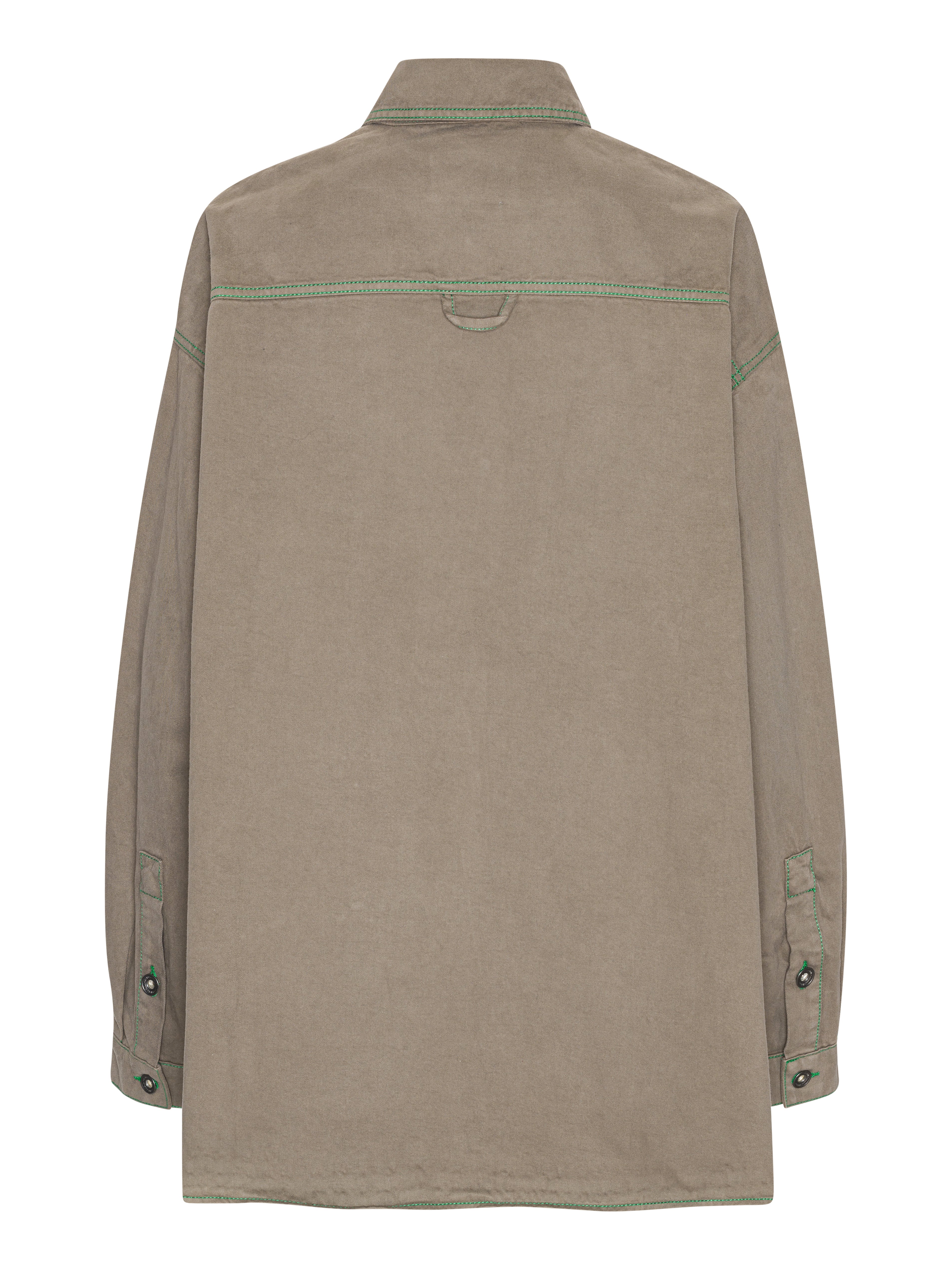 Big Denim Shirt in Walnut from Henrik Vibskov