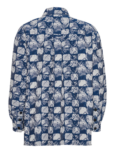 Big Shirt in Footprints from Henrik Vibskov