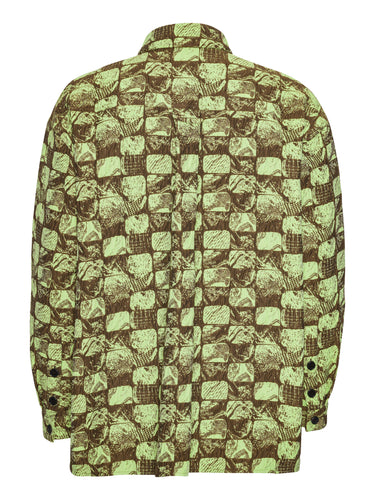 Big Shirt - Footprints Brown-[-Henrik Vibskov-3