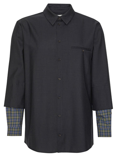 Blou Shirt in Tropical Navy from Henrik Vibskov