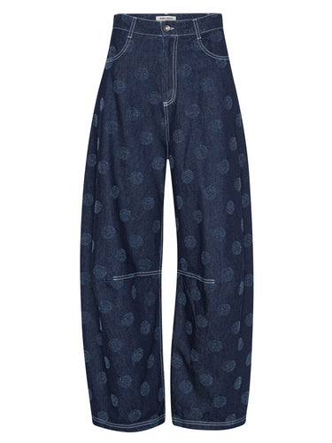 Dart Denim Pants in Needle Punch Dots from Henrik Vibskov