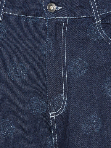 Dart Denim Pants in Needle Punch Dots from Henrik Vibskov