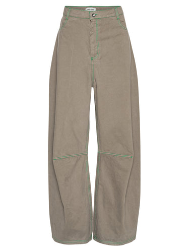 Dart Denim Pants in Walnut from Henrik Vibskov