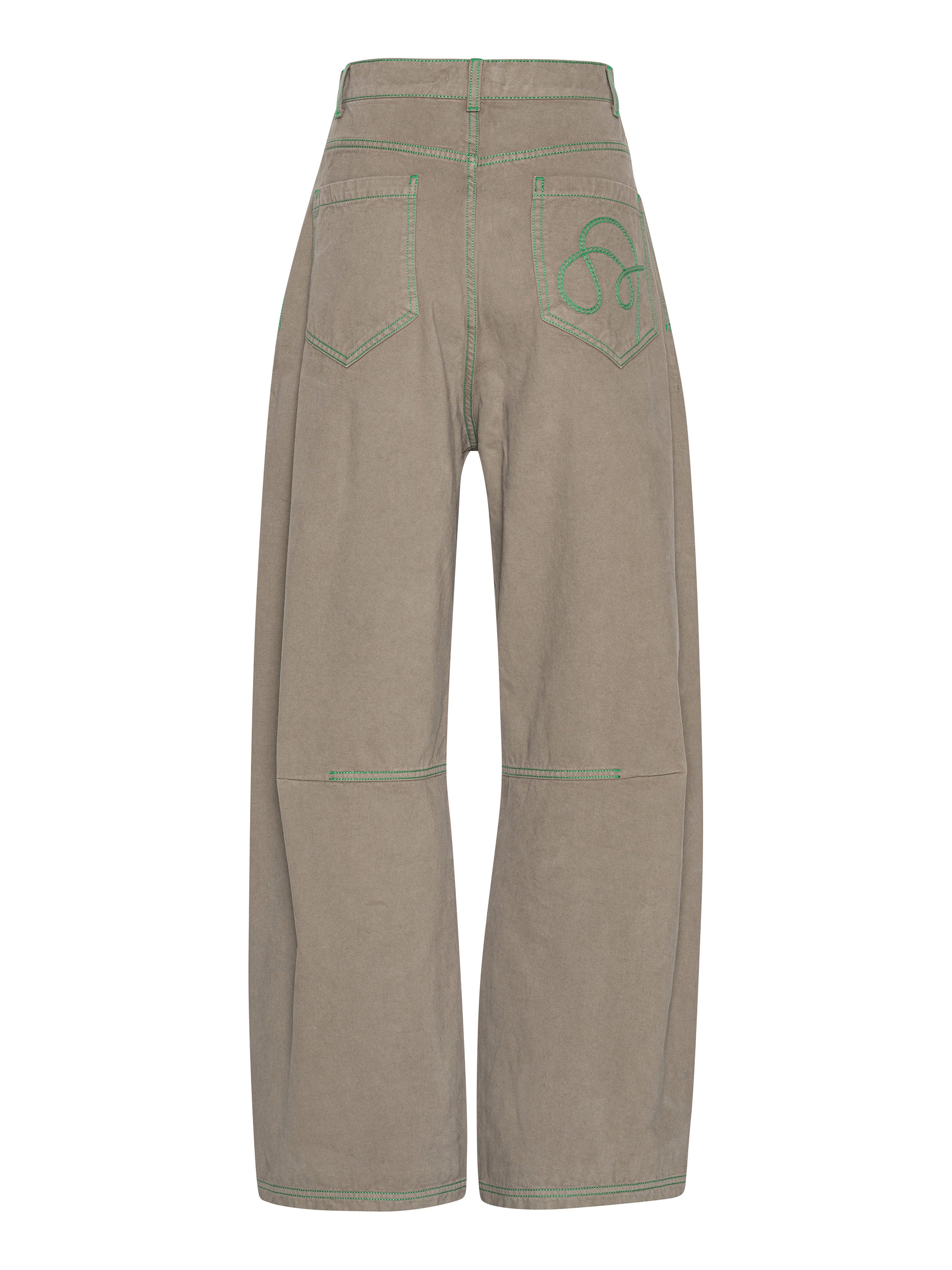 Dart Denim Pants in Walnut from Henrik Vibskov