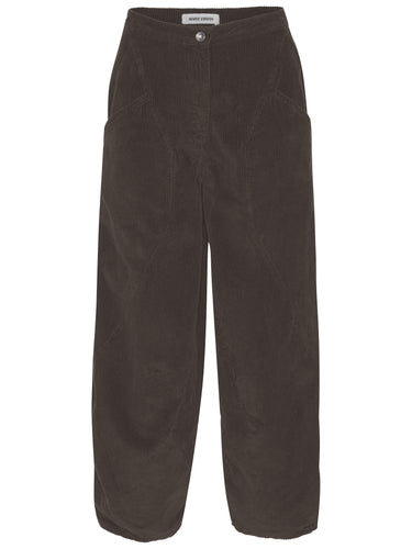 Digi Corduroy Pant - Brown-[-Henrik Vibskov-1