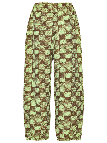 Eclipse Pants in Footprints Brown from Henrik Vibskov