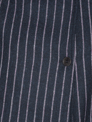 Evening Coat in Pinstripe from Henrik Vibskov