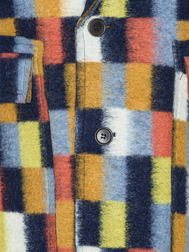 Flat Coat - Brushed Squares-[-Henrik Vibskov-3