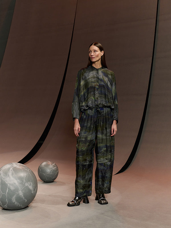 Flat Shirt in Fishes Light from Henrik Vibskov