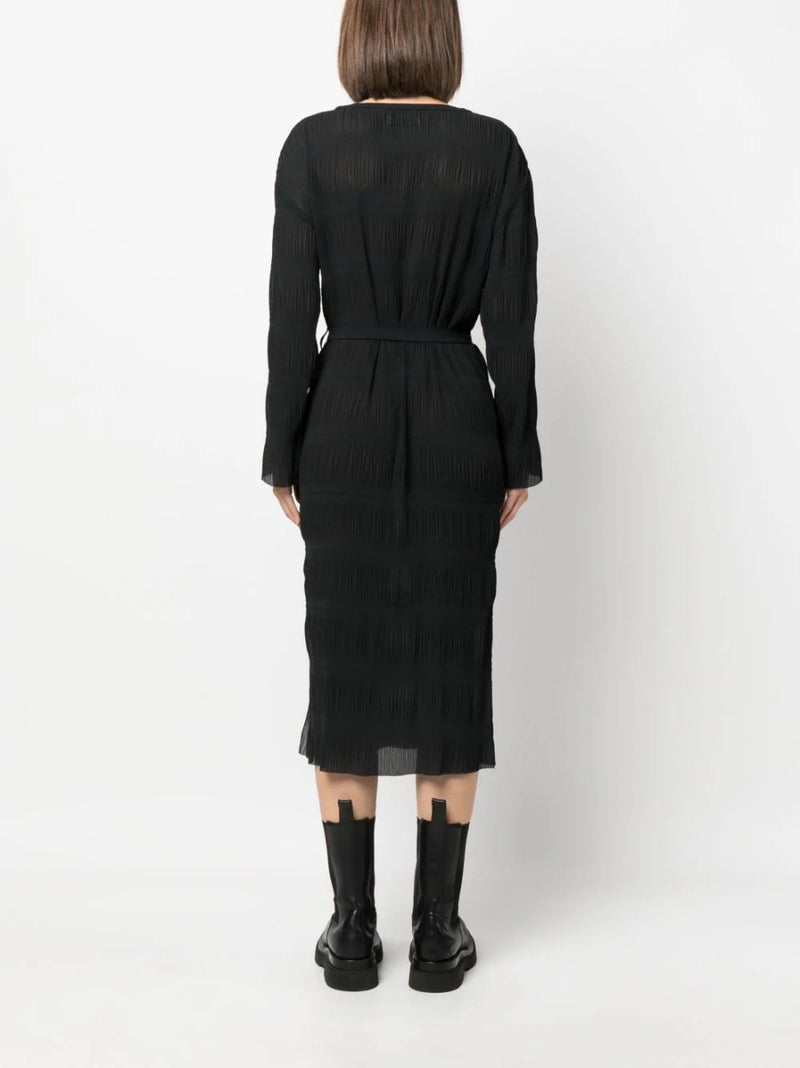 Henrik Vibskov - Grow plissé dress in black - 4