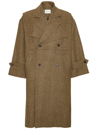 Hands Down Coat in Pied De Poule from Henrik Vibskov
