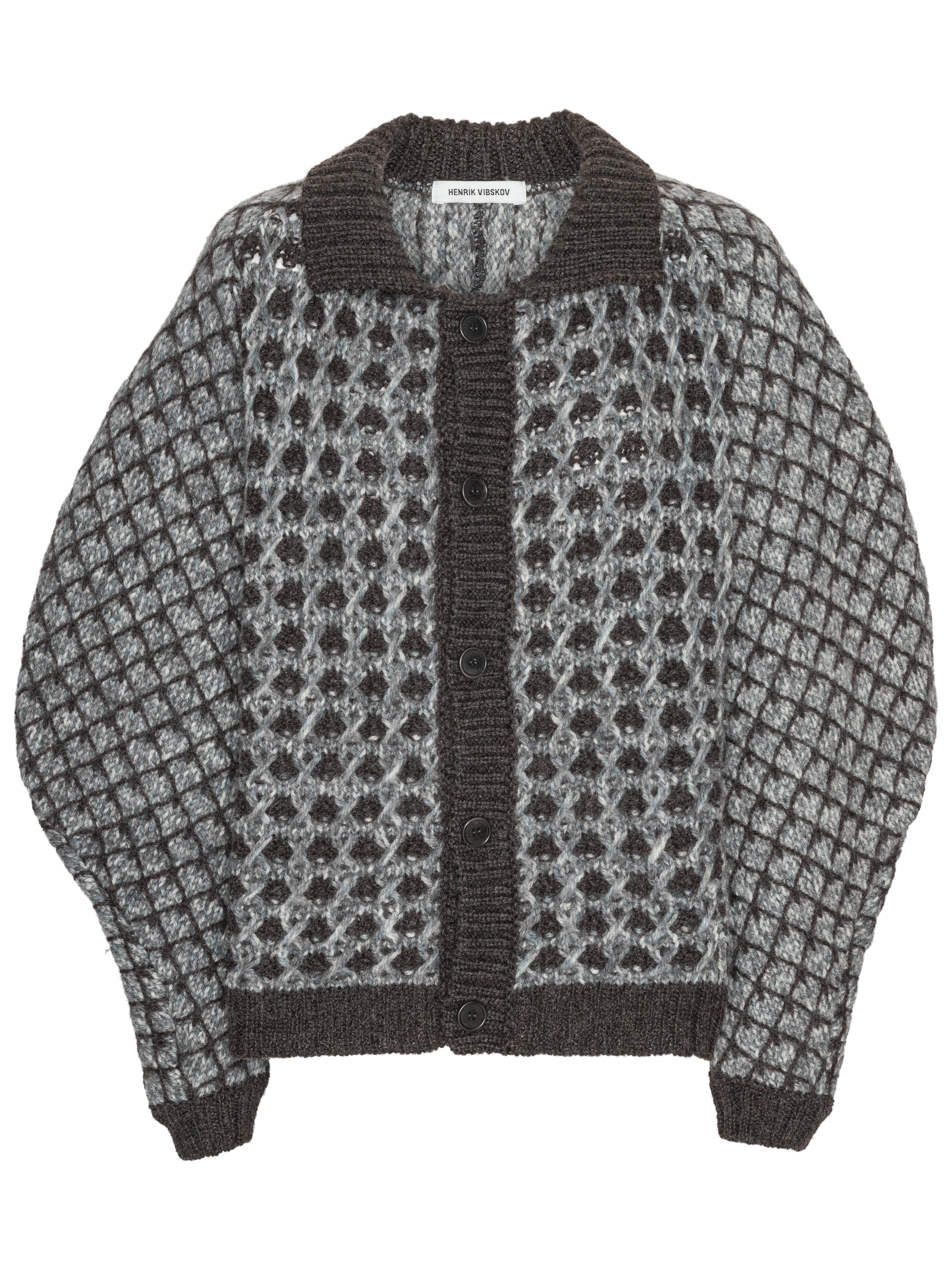 Henrik Vibskov │ Kimchi Cardigan in Brown Party Bubble