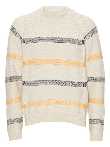 New Stitch Jumper in Beige Mixed Black from Henrik Vibskov