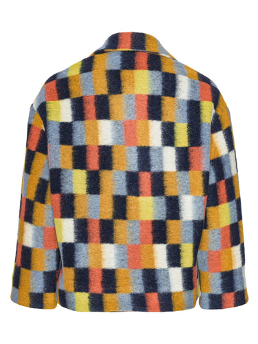 Shady Suiting Jacket - Brushed Squares-[-Henrik Vibskov-2