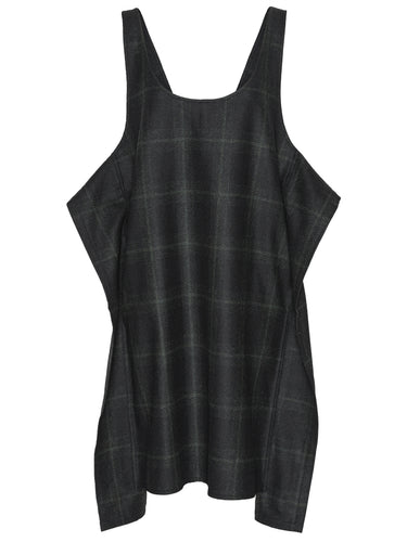 Square Apron - Dark Checks-[-Henrik Vibskov-1