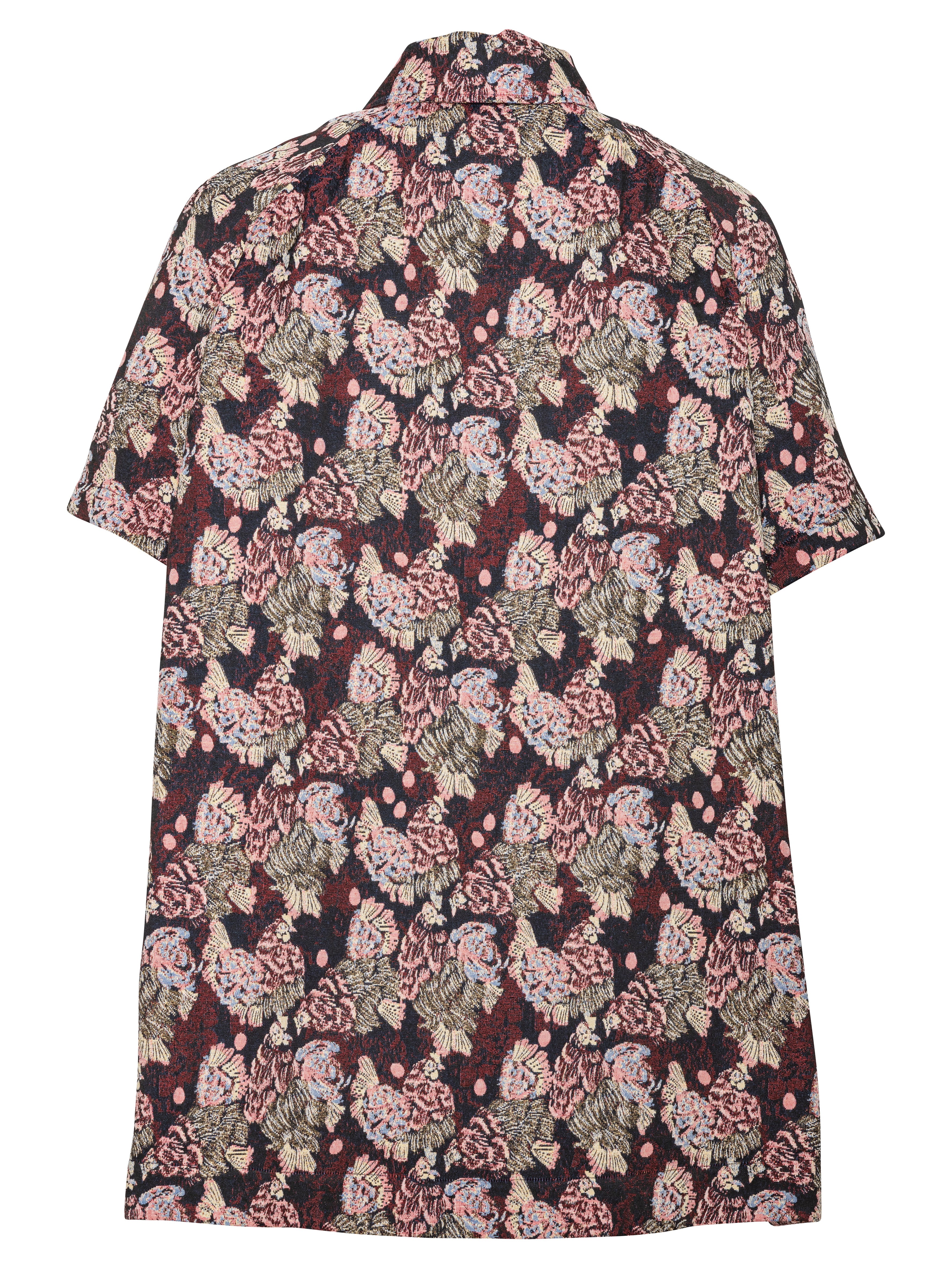 Suit Cover Coat - Navy Chickens