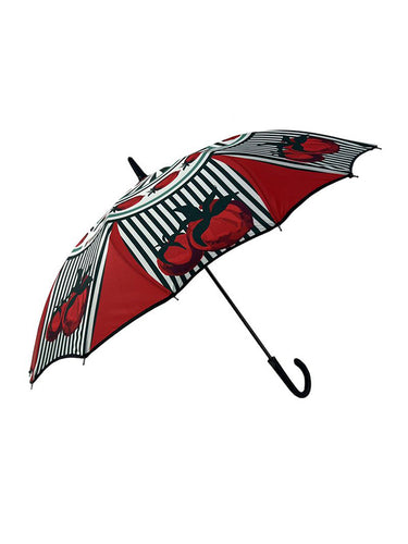 Henrik Vibskov - Tomato umbrella in white and red tomato can print - 1