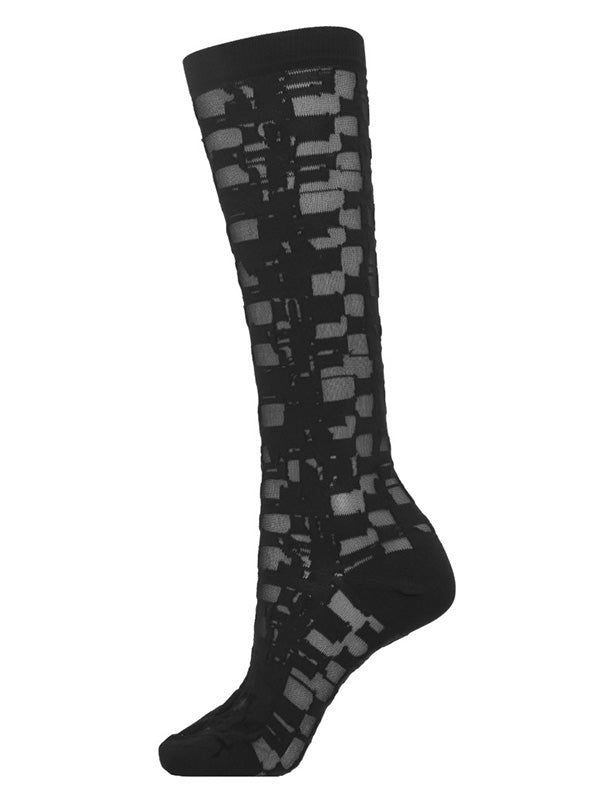 Henrik Vibskov - Unboxing socks femme in transparent black - 1