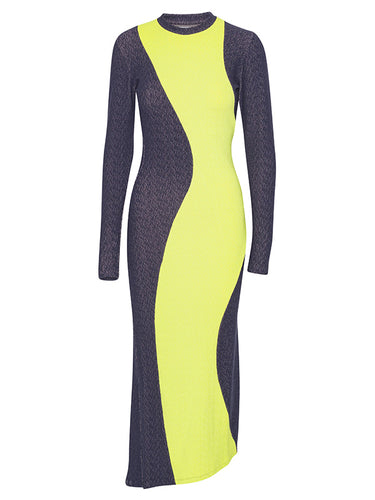 Vertigo Dress in Jersey BiColor from Henrik Vibskov