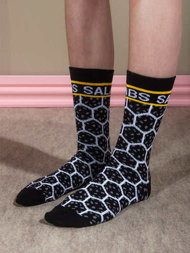 Henrik Vibskov - Vibs Salami socks in black salami - 2