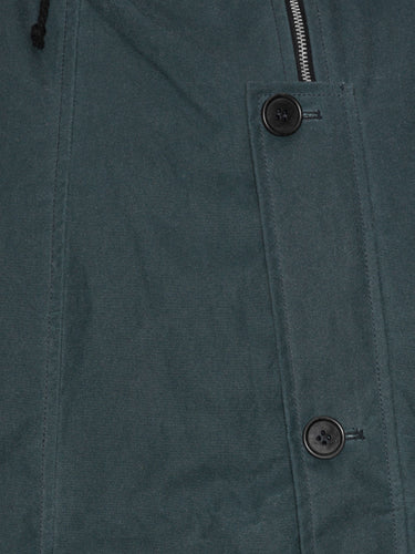 Wing Parka in Dark Petrol Wax from Henrik Vibskov