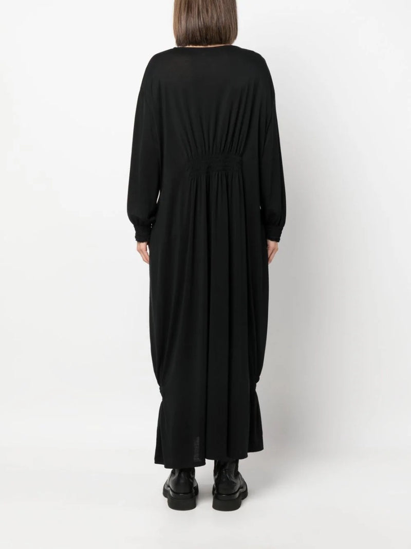 Henrik Vibskov - Wrinkle jersey dress in black - 4