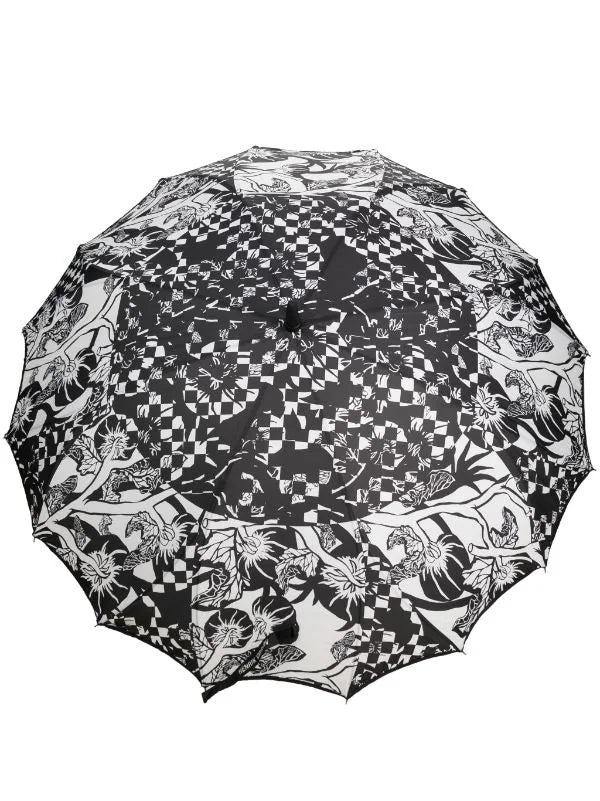 Kalaidoscope Umbrella - Black White