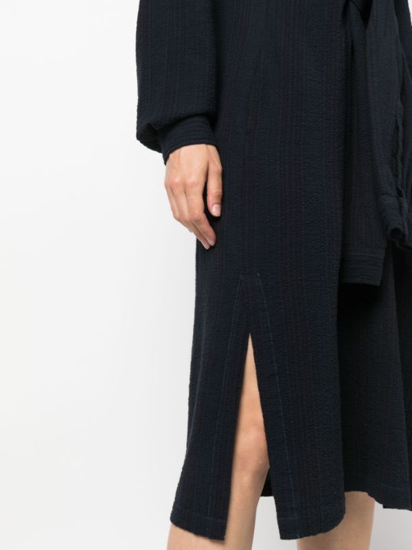Mars Shirt Dress in Indigo Stripes