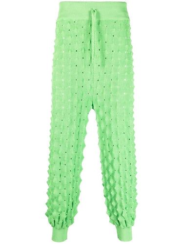 Henrik Vibskov Transparent Spike Kint Pant in Green Spike