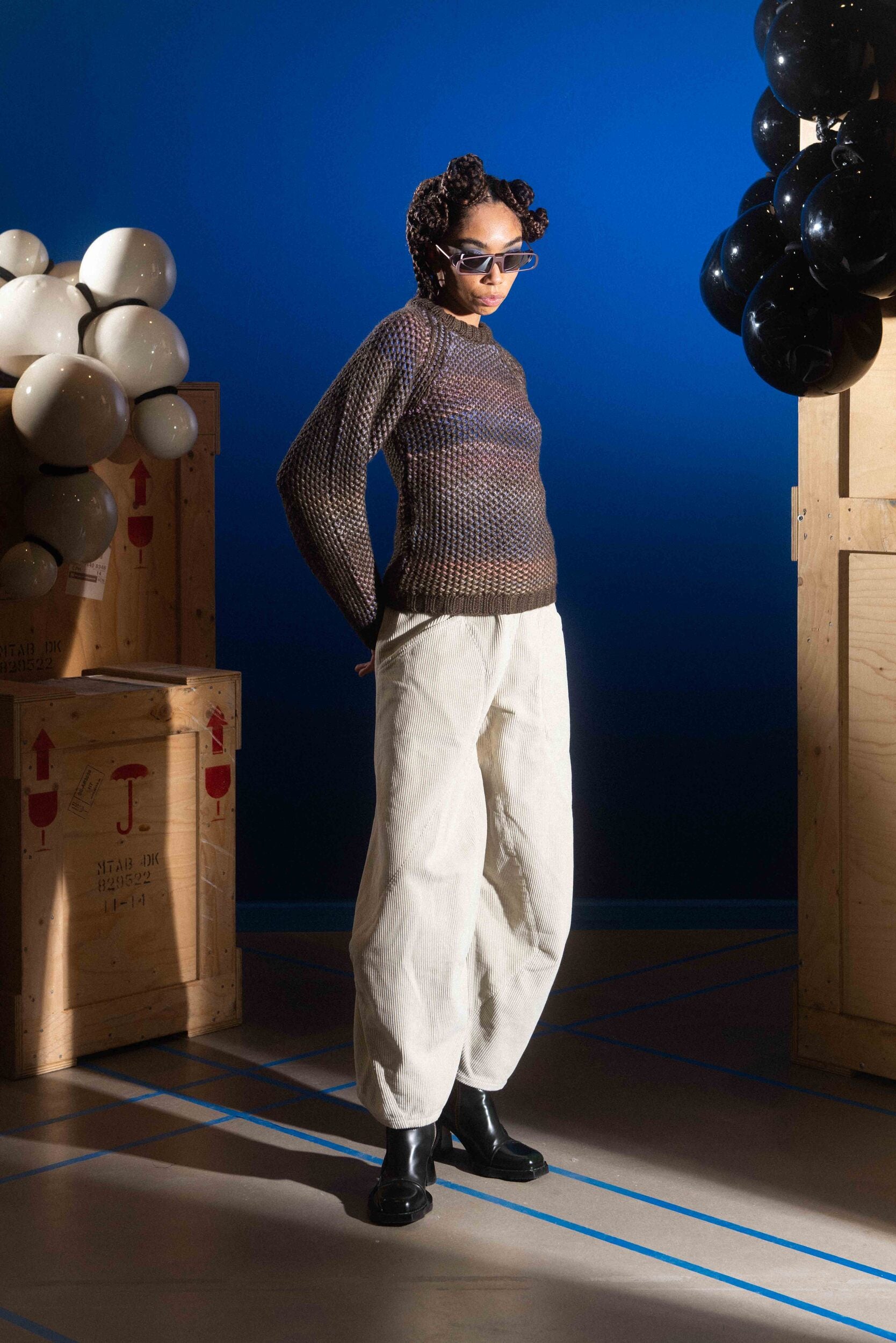 Henrik Vibskov pants - The classic Digi Corduroy Pant in Beige