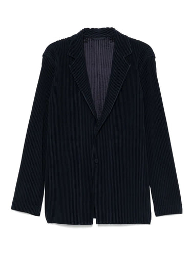 Tailored Pleats Jacket in Midnight Blue from Issey Miyake Homme Plisse